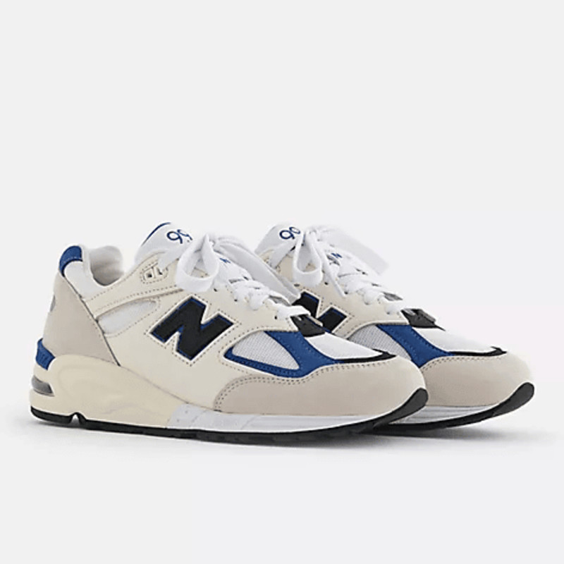 New Balance 990 V2 Made in USA White/Blue | M990WB2 | Grailify